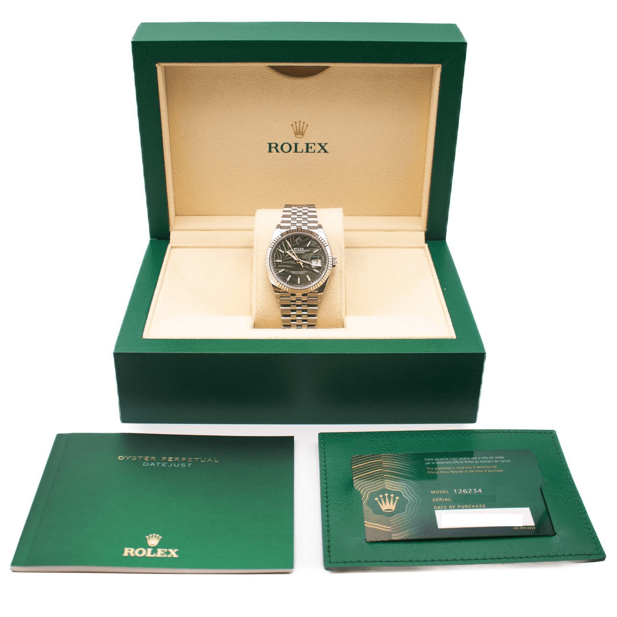 Rolex Datejust 36 in box with certificates
